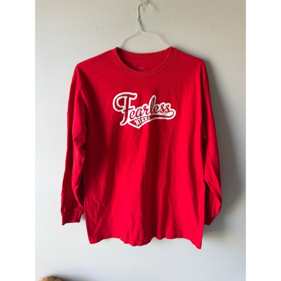 WWE Other - WWE Authentic Nikki Bella Fearless Red Long Sleeve Graphic T-Shirt